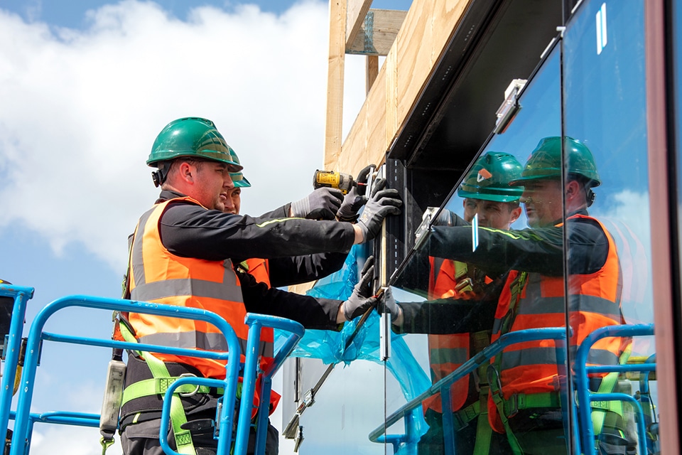 De oplossing voorkrapte in de gevelbouw