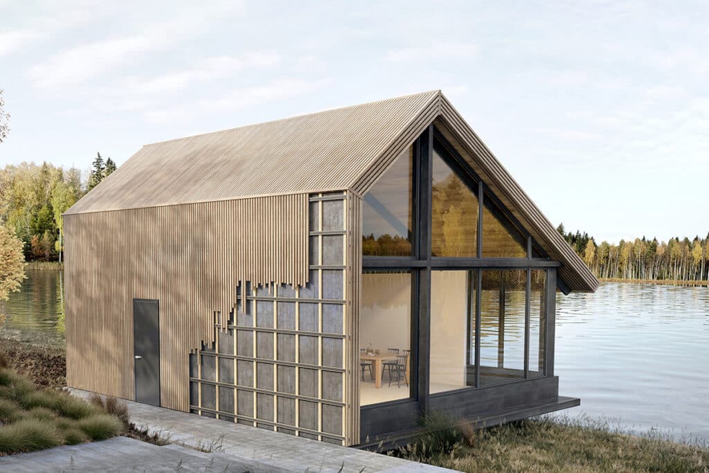 Cembrit Windstopper Extreme open voeg huis kopie