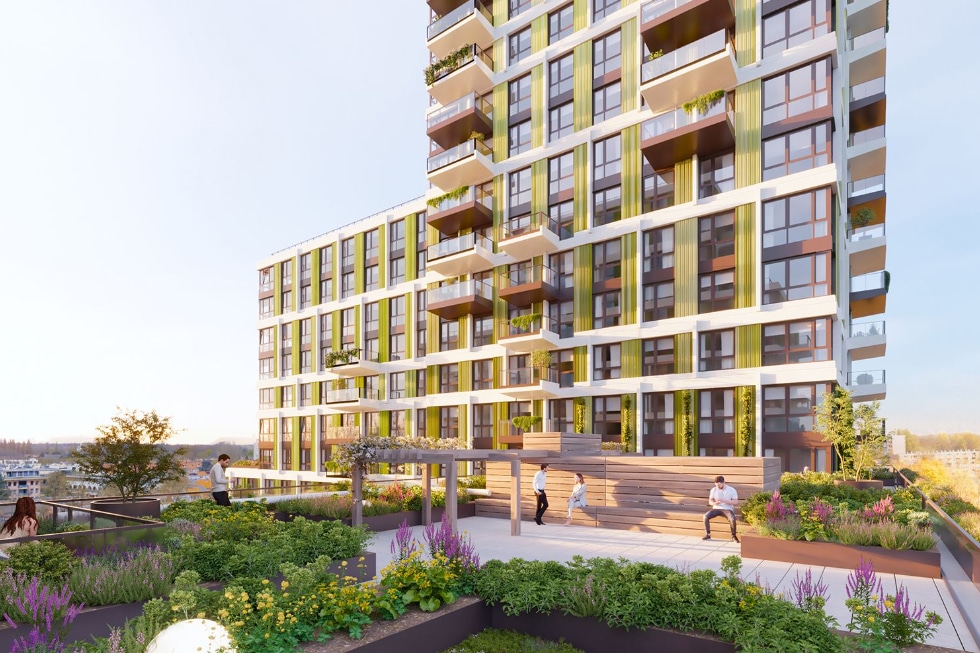 Start gevelmontage – Hollandse Meesters, Amstelveen 1