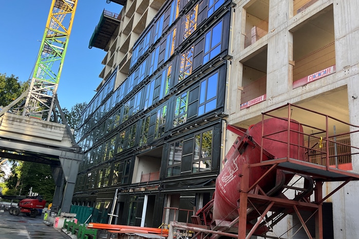Start gevelmontage – Hollandse Meesters, Amstelveen 2
