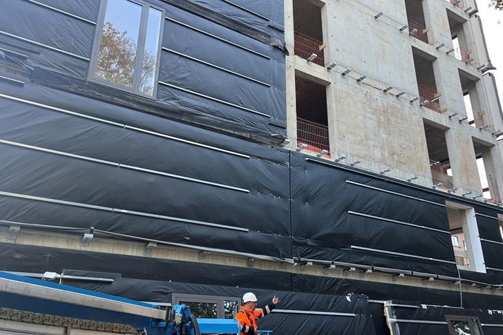 Start gevelmontage – Hollandse Meesters, Amstelveen 1