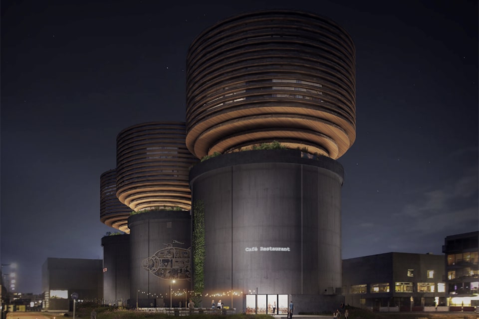 Leebo monteert gevels van De Silo’s op Zeeburgereiland 8