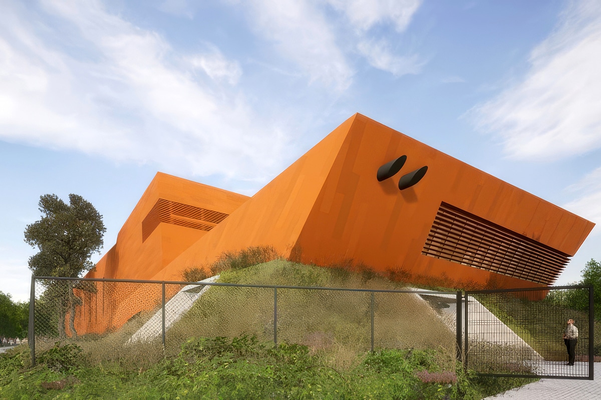 Extravagante gevelbekleding voor nieuw pompstation 4