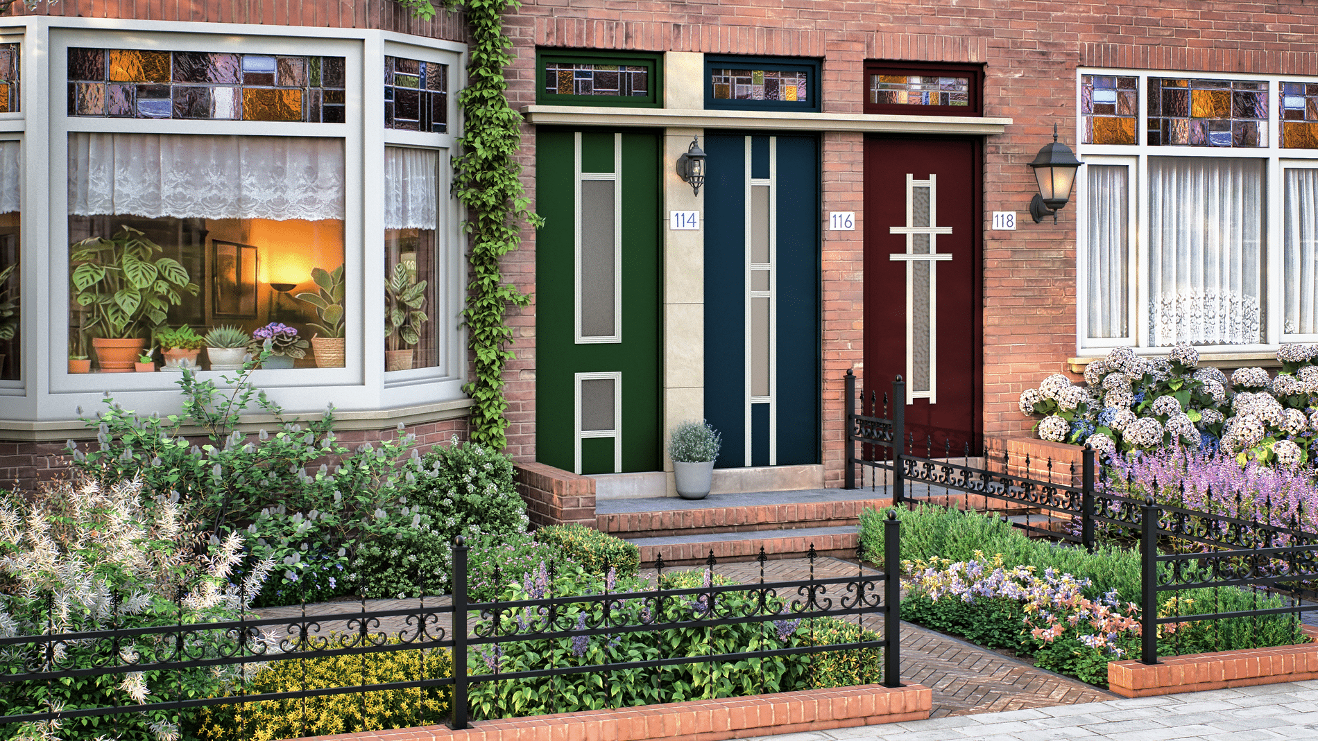 Nieuwe voordeuren voor interbellumwoningen 2