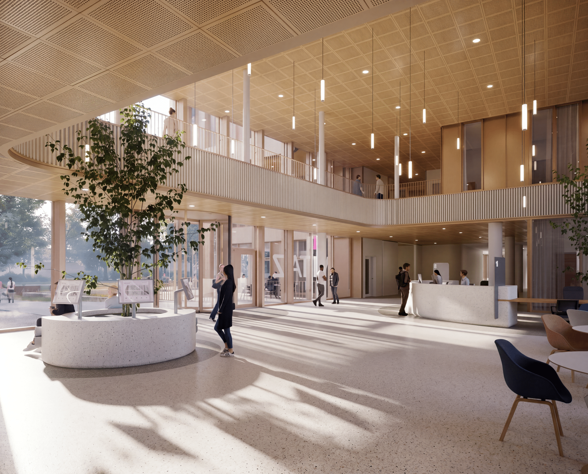 Architecten kiezen aluminium vliesgevelsysteem voor duurzame, toekomstgerichte ziekenhuiscampus 4