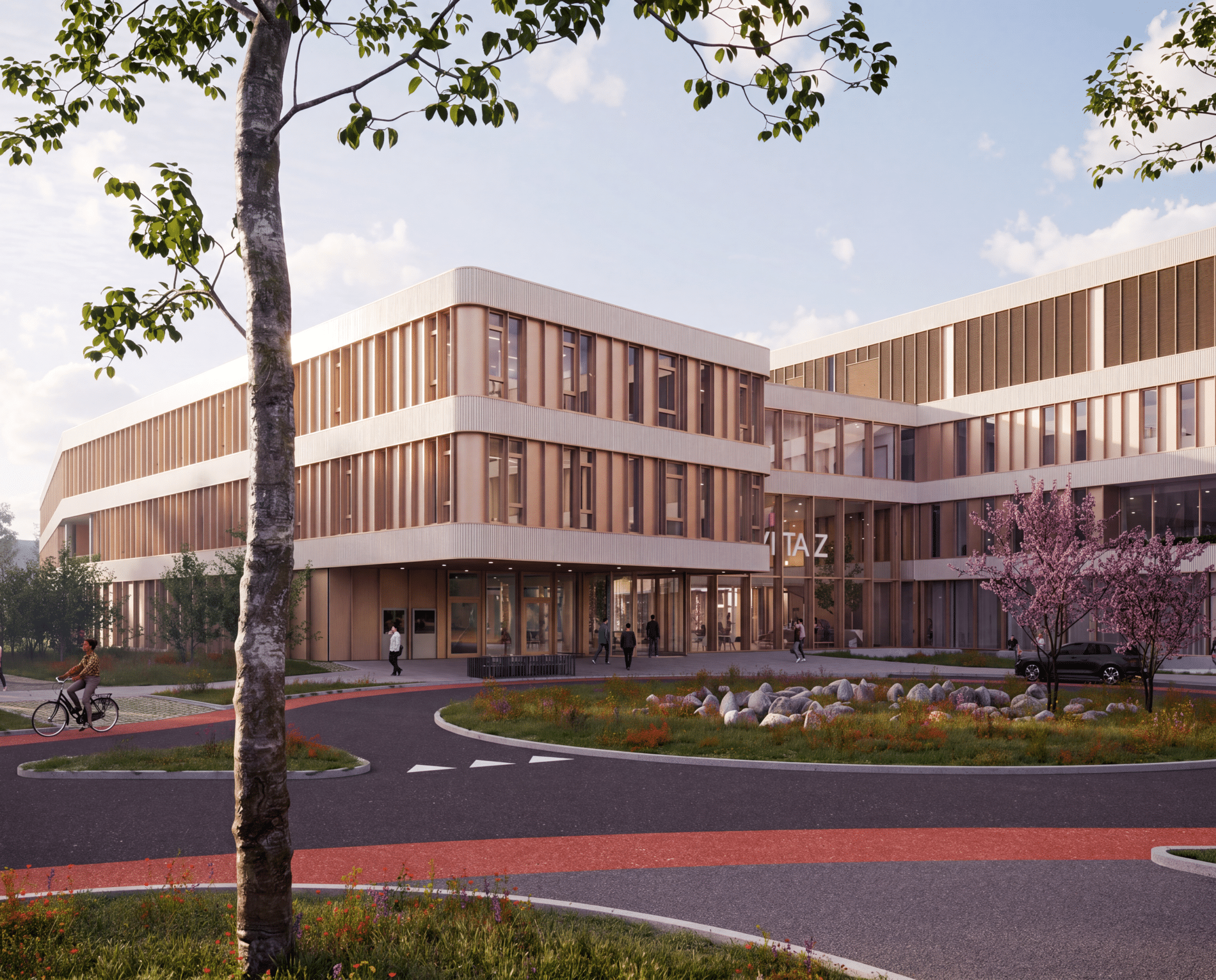 Architecten kiezen aluminium vliesgevelsysteem voor duurzame, toekomstgerichte ziekenhuiscampus 2