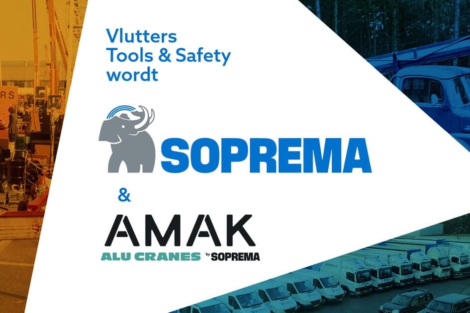 Vlutters wordt SOPREMA. Verticaal transport gaat verder als AMAK Cranes. 5